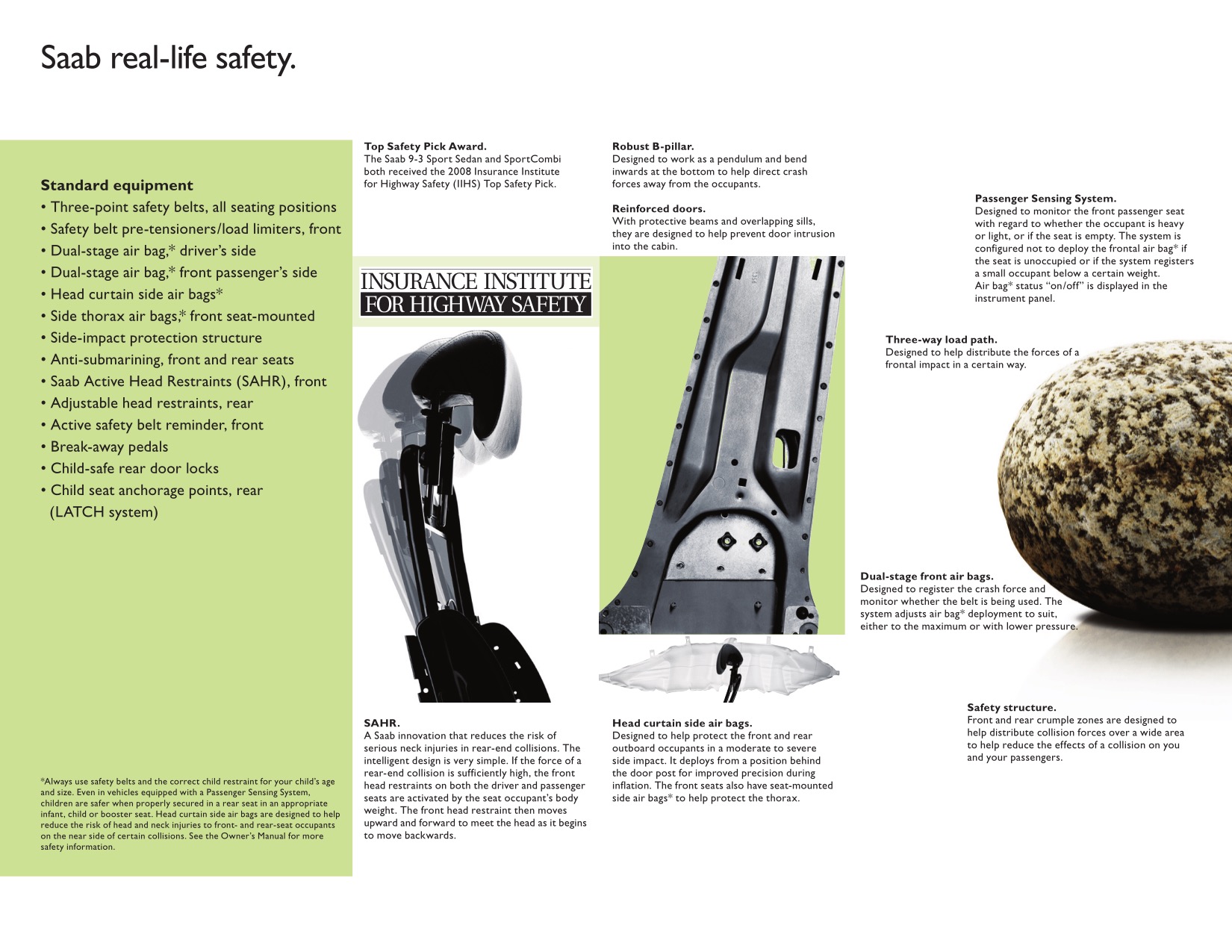 2009 SAAB 9-3 Brochure Page 1